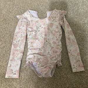 Jamie Kay Floral long Sleeve Swim Suit